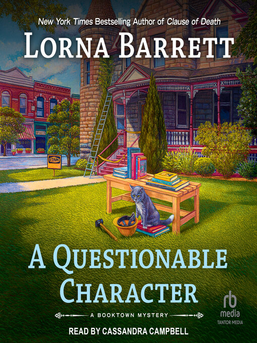 Title details for A Questionable Character by Lorna Barrett - Available